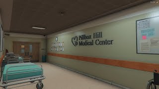 GTA V MLO Open Interior Hospital Pillbox Hill Overview by UncleJust [upl. by Ahsel107]