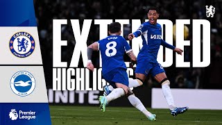 Chelsea 32 Brighton  Highlights  EXTENDED  Premier League 202324 [upl. by Collen520]