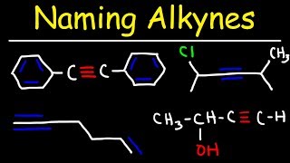 Naming Alkynes  IUPAC Nomenclature amp Common Names [upl. by Eustache]