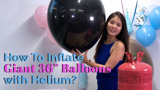 How To Inflate Balloons with Helium Like A Pro 🎈 [upl. by Tran856]