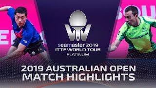 Xu Xin vs Hugo Calderano  2019 ITTF Australian Open Highlights 14 [upl. by Firmin]