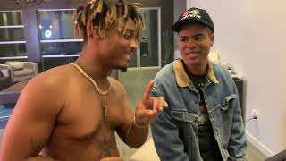 Juice WRLD freestyle w ILOVEMAKONNEN [upl. by Alurd307]