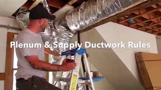 SpacePak Plenum and Supply Ductwork Rules [upl. by Vasilis938]