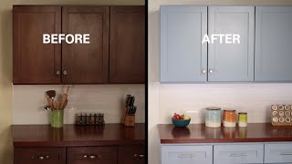 KILZ® How To Refinish Kitchen Cabinets [upl. by Rodie]