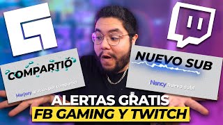 ¡Alertas GRATIS para directos en Facebook Gaming y Twitch Streamelements y Streamlabs  Duodedos [upl. by Araldo527]