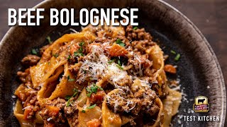 How to Make Classic Beef Bolognese  Ground Beef Recipe [upl. by Oxley]