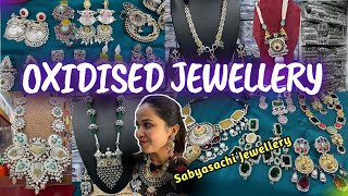 अहमदाबाद Designer OXIDISED JEWELLERY 😍  Silver Replica Jewellery  Wholesale Jewelry Market [upl. by Jareb]