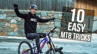 10 Easy MTB Tricks with Fabio Wibmer [upl. by Ruzich]