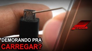 Porque o celular demora para carregar RESOLVIDO [upl. by Emor]