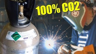 🔥 MIG Welding with 100 CO2 [upl. by Ayit]