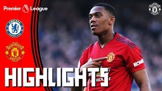 Highlights  Chelsea 22 Manchester United  Premier League  Martial Double for the Reds [upl. by Herring475]