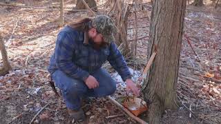 Gathering maple sugar the traditional Anishinaabe way [upl. by Sairacaz]