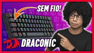 FINALMENTE😱 REDRAGON DRACONIC K530🔥⌨️ TECLADO 60 ABNT2 COM BLUETOOTH [upl. by Aicilas986]