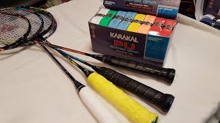 How to grip a Badminton racket  4 ways [upl. by Gerstner]