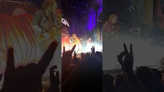 Markus Grosskopf Bass Solo while Kai Hansen Greets the Crowd at the Ogden Theater in Denver [upl. by Nawek446]