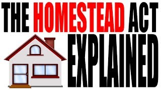 The Homestead Act of 1862 Explained US History Review [upl. by Nylidnam]