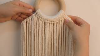 Macrame Bag Tutorial  DIY Macrame Bag Inloveartshop2020 [upl. by Franny]