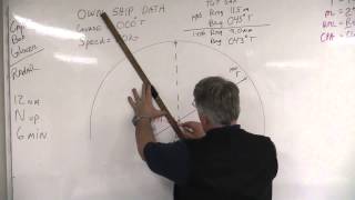 Collision Avoidance Radar Plotting 1 [upl. by Sandell]