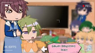 Gakuen Babysitters React💗 I’m back and alive👁🧍🏻Short🥲 [upl. by Llenna908]