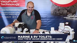 Marine and RV Toilets  What type of Vacuum Generators do I have [upl. by Ahsinawt854]