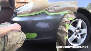 Repair Automotive Paint Scratches With Spray Paint [upl. by Immac]