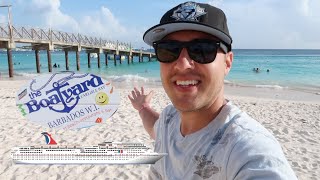 BARBADOS BOATYARD FROM CRUISE SHIP Amazing Beach Cruise VLOG [upl. by Retlaw105]