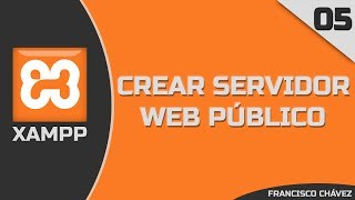 CURSO XAMPP  CREAR SERVIDOR WEB PUBLICO EN RED LOCAL  CISCOBYTE [upl. by Strephon]