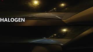 Osram H7 Halogen vs Osram H7 LEDriving gen2 [upl. by Brackely]