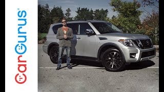 2018 Nissan Armada  CarGurus Test Drive Review [upl. by Aimar]