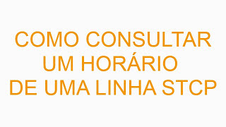 Consulta de horários de linhas [upl. by Oirrad705]