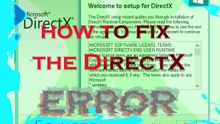 How to fix DirectX error when you run a game windows 7  8  81  10 [upl. by Callahan]