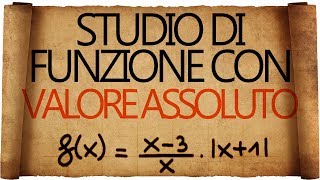 Studio di Funzione con Valore Assoluto  Esercizio Svolto [upl. by Helena864]