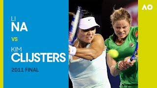 Li Na v Kim Clijsters  Australian Open 2011 Final  AO Classics [upl. by Ardnazil327]