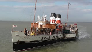 Paddle Steamer Waverley on the River Thames [upl. by Gayl453]