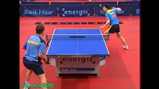 JanOve Waldner vs Ma Long  Energis Masters [upl. by Enoval]