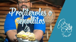 Cómo hacer profiteroles o repollitos [upl. by Stauffer]