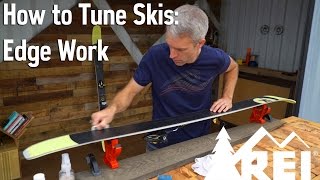 How to Tune Ski Edges  Remove Burrs and Rust  REI [upl. by Hecht]