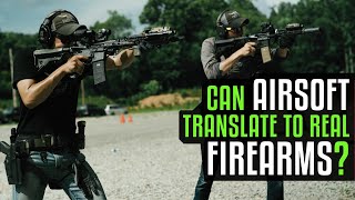 Can Airsoft Translate to Real Firearm Skill [upl. by Leahkim14]