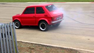 Fiat 126 Maluch with Chevy V8 power [upl. by Scoville]