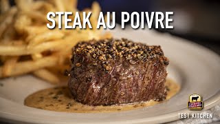 How to Make Steak Au Poivre  Classic French Recipe [upl. by Einnahc645]