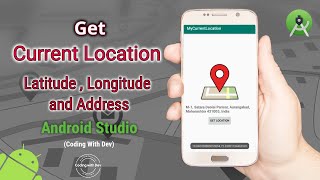 Android Get Current Location  Latitude Longitude  Address  Geocoder  Location Manager  Android [upl. by Payson]