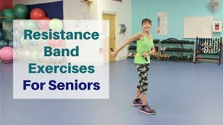 10 Minute Resistance Band Workout For Seniors [upl. by Dorweiler]