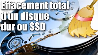 Effacer totalement un disque dur ou un SSD [upl. by Jegar]