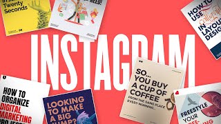 Improve Your Instagram Design Critiques Tips amp Advice PT 1 [upl. by Eelhsa258]