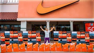 Buying EVERY Pair Of Shoes From Nike Outlet [upl. by Kalbli]