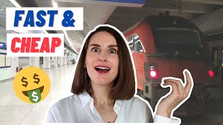 From Vienna Airport to the City Center Train and Bus explained  Travel Guide [upl. by Mundt92]