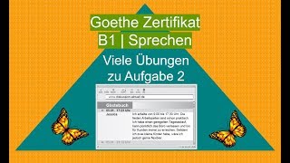 Goethe Zertifikat B1 Schreiben  Aufgabe 2 [upl. by Aerdnahs798]