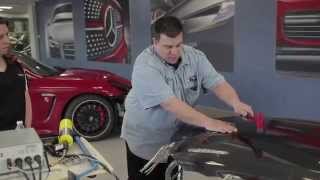 Repairing Aluminum Body Panels With Collision Damage [upl. by Irrej]