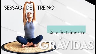 Treino para Grávidas  2° e 3° Trimestres [upl. by Merriam]