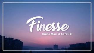 Finesse  Bruno Mars ft Cardi B Lyrics [upl. by Kulseth]